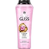 Gliss Liquid Silk Shampoo, 250 ml, Hair Shampoo for a Natural Shine, Nourishing Shampoo Smooths the Hair Surface for Exceptionally Soft Hair - German Import