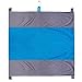 Sand Free Beach Blanket,100% 400T Gird Ripstop Nylon Outdoor Waterproof Picnic Blanket,Oversized 10'X 9' For 7 Adults,Compact-Quick Drying-Lightweight-Durable ,Includes 4 Metal Pegs& 6 Pockets
