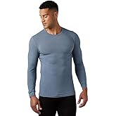 32 Degrees Heat Men’s Lightweight Baselayer Crew Top – Thermal Long Sleeve Shirt for Cold Weather