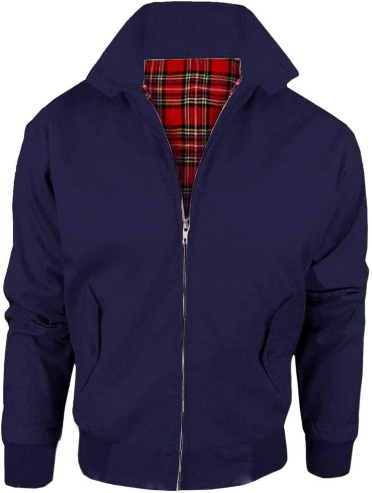 Vintage Harrington Jacket Adults Unisex Mens Ladies Womens Harrington Classic Retro Scooter 1970'S