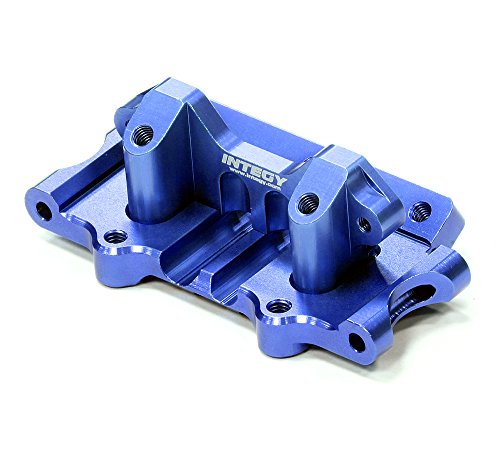 Integy RC Model Hop-ups T8641BLUE Billet Machined T3 Front Bulkhead for 1/10 Rustler 2WD, Stampede 2WD & Slash 2WD