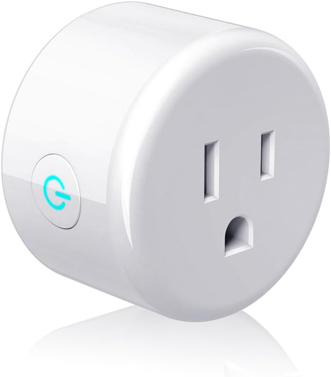 Smart Plug, Lightstory Mini Wi-Fi Socket Outlet Compatible with Alexa Echo/dot Compatible with Google Home Assistant IFTTT, Remote Control Your Devices from Anywhere, No Hub Required