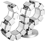 Allcam Silver Cable Slinky Spine 1.3m for Standing Desks - Under Desk Cable view 5