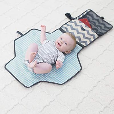 travel changing mat with wipes case