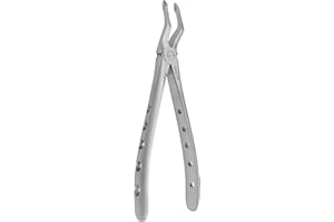 STINST USA Tooth Extracting Forceps – Dental Atraumatic Extraction for Upper Root Tip - Surgical Grade Stainless Steel Instruments for Dentists - Students - Autoclavable – Reusable Code 7210