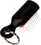 Denman Mini Keyring Hairbrush Pack 1 On-the-Go Styling Fringe Touch-Up view 2