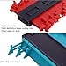 3 Pieces Shape Contour Gauge Duplicator Tool Plastic Profile Gauge Multi-functional Contour Ruler for Precise Measurement Wood Marking Contour Duplications Gauge 5 inch 6 inch 10 inch