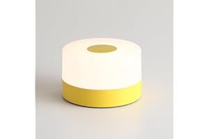 JUSHENG Night Light for Baby Nursery, USB Rechargeable Touch Lamp for Bedroom Nightstand with 3CCT & Dimming Function LED Battery Operated Lamp as Kids Night Light with Cute Design, Bright Yellow