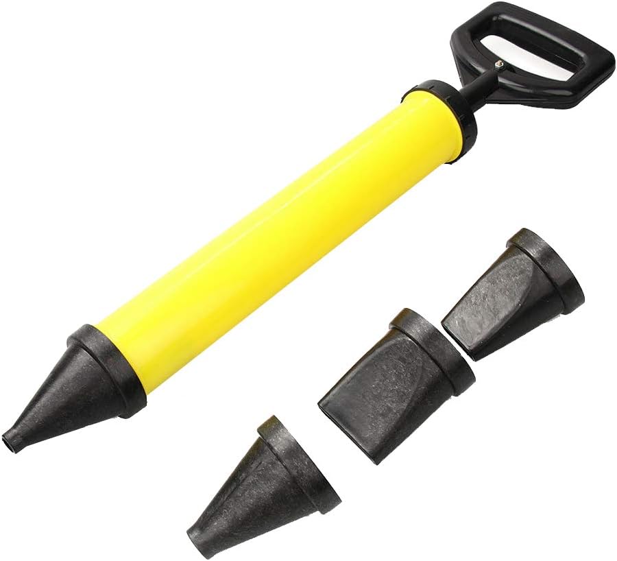 Silverline 794339 Kit Pistolet à Joints 54 Cm - Professionnel Avec Gâchette Haute Pression, 2 Buses & Pale De Mélange