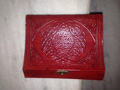 Leather Journal Writing Notebook, Antique Handmade Leather Bound Daily Notepad For Men &amp; Women, Unlined Paper 7 x 5 Inches, Perfect Gift for Art Sketchbook, Travel Diary &amp; Notebooks to Write in