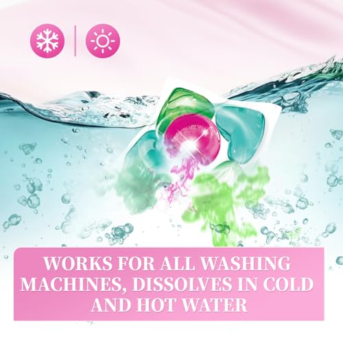 Arfum Pods, 5-In-1 Laundry Detergent Capsules With Scent Booster, Concentrate, Softener, Color Protect, Stain Remover, 16 Weeks Fragrance, 42 Lily,Pack Of 3 X Pods (126 Capsules)