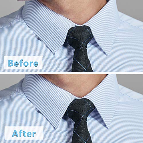 Homgaty 400 Pcs Plastic Collar Stays Shirt Collar Inserts Collar Stiffeners for Men Women,7 Size