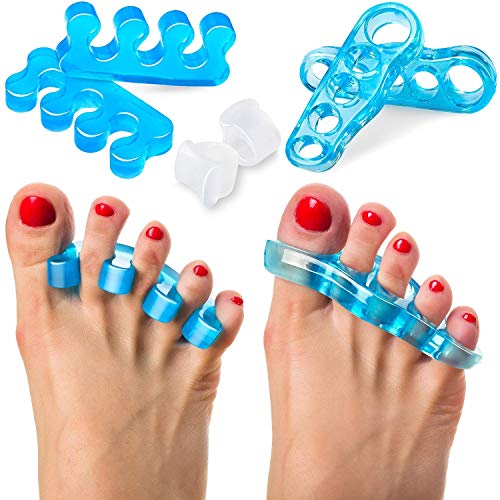 Toe Separators and Toe Straightener Restore Toes to Their Original Shape Gel Toe Stretcher Toe Spacers for Women and Men Hammer Toes Bunion Corrector Relaxing Toes