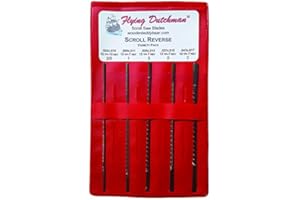 Flying Dutchman Scroll Reverse Five Dozen Scroll Saw Blade Variety Pack