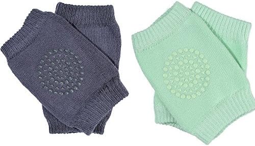Baby Crawling Anti-Slip Knee, Unisex Baby Toddlers Kneepads 2 Pairs for Babies, Toddlers, Infants, Boys, Girls, Kids