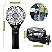 BENGOO Fan Portable USB Rechargeable Hand Handheld Mini Fan for Laptop Computer Desk Desktop Table Floor Window and for Home Office Outdoor Traveling Hiking Camping Swimming (Black)