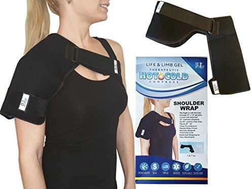 Shoulder Hot Thermal and Ice Cold Compress Therapy Gel Pack Wrap by Life and Limb Gel