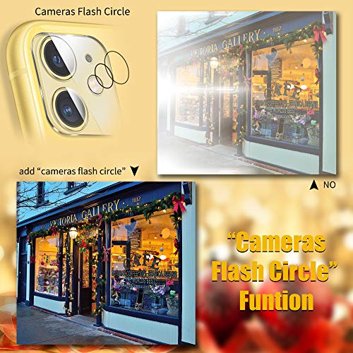 UniqueMe [2 pièces] Verre trempé (6,1 Pouces) et [2 pièces] Caméra Arrière Protecteur pour iPhone 11 [Dureté 9H] [sans Bulles] Anti-Rayures avec Un Service après-Vente Parfait.