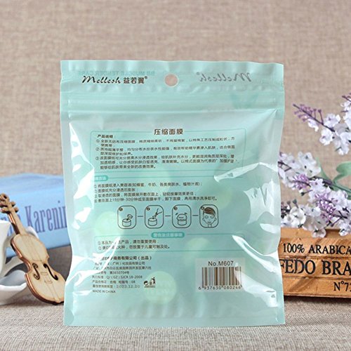 Individually Packed DIY Compressed Mask Sheet Travel Facial Mask Paper Tablet Masque Skin Care Paper 25/40pcs (25pcs)