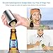 LDesign 3 Pcs Magnetic Beer Bottle Opener, Stainless Steel Stylish Automatic Beer Can Opener with Cap Catcher to Open the Cap of Beer, Water, Soda in 3s for Bar, Home, Gift Set, Great For Arthritis