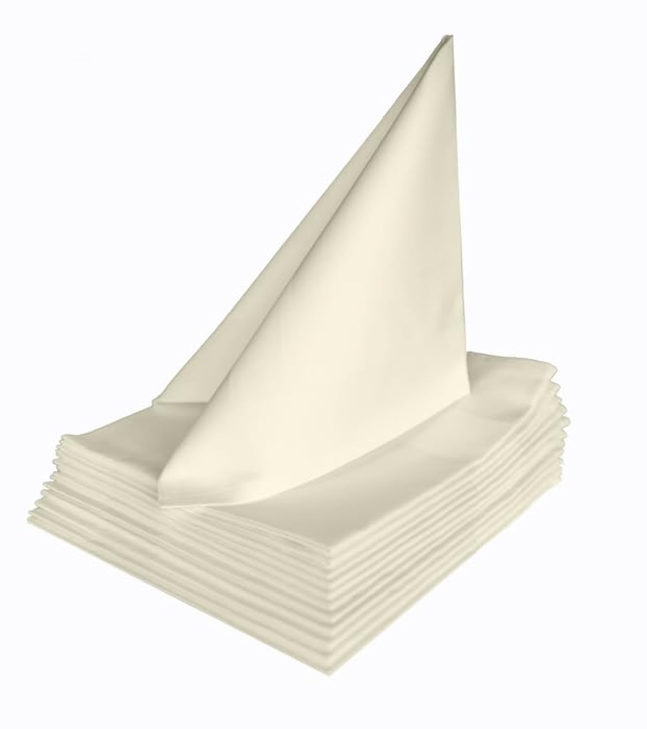 TextilDepot24 Pack of 6 Napkins with Satin Band Design 100% Cotton – Colour Wine