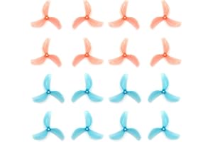 Gemfan 45mm 3-Blade PC Propeller 1mm 1.5mm for RC FPV Racing Freestyle 1.8inch Cinewhoop Toothpick Drones DIY Parts (1.5mm)