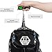Luggage scale 110lb, 2 Battery, 1 Waterproof Bag, Digital Luggage Travel Scale Weigh Suitcases Hand Luggage Bags Cases Black (STEEL HOOK）