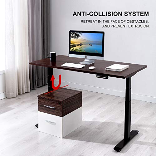 SMAX Electric Standing Desk Dual Motor Adjustable Height Desk Seamless
