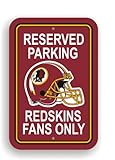 NFL Washington Redskins Plastic Parking Sign