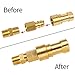 SHINESTAR 12FT Natural Gas Hose and Quick Connect Fittings for Gas Grill, Fire Pit, Heater- 50,000 BTU Fits Low Pressure Appliance with 3/8” Female Flare Fitting to Male-CSA Certified