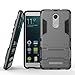 Xiaomi Redmi Note 3 Armor Case DWaybox 2 in 1 Hybrid Heavy Duty Hard Back Cover Case for Xiaomi Redmi Note 3 / Redmi Note 3 Pro Stand Case with kickstand (Gray)