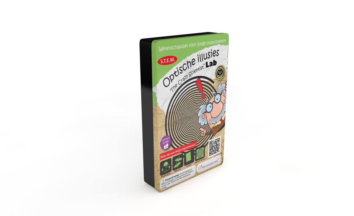 The Purple Cow the Crazy Scientist Optical Illusions Science Kit, SPANISH VERSION — image 1