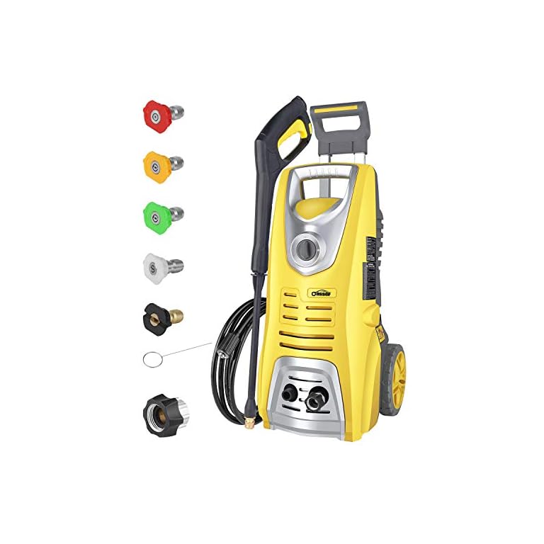 Oasser Electric Pressure Washer Power Washer 3046 PSI 1.85 GPM 1800W High Pressure Washer