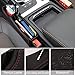 BALMOST Seat Gap Filler, Console Organizer, Car Pocket, Seat Catcher, Seat Crevice Storage Box for Smartphone Loose Change Coin Wallet Key (Black)