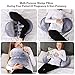 Chilling Home Pregnancy Wedge Pillow, Velvet Maternity Wedge Pillow For Side Sleeping, Newborn Lounger Pregnancy Side Sleeper Pillow for Belly Support, Grey