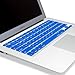 Kuzy - Blue Keyboard Cover Silicone Skin for MacBook Pro 13