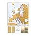 Scratch Off Map Of Europe – Color Europe Wall Map – Scratch Off – 23 x 33