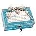 Cottage Garden Sister The Calm Petite Locket Distressed Teal Music Box Plays Wonderful World