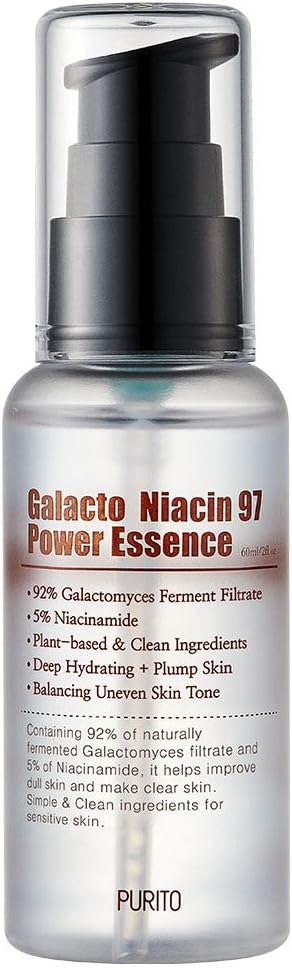 PURITO, Galacto Niacin 97 Power Essence 2 fl.oz /92% galactomyces/fermented/Treatment essence/pore control