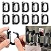 BOOSTEADY 10 Pack Multipurpose D-Ring Grimlock Locking for Molle Webbing with Zippered Pouch primary