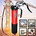 MINGSUO Grease Gun Pistol Grip Heavy Duty Carbon Steel Canister 14oz. with 18