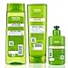 Garnier Hair Care Fructis Sleek & Shine Shampoo, Conditioner, and Leave In Conditioner Treatment, For Frizzy, Dry Hair, Paraben Free, 1 Kitthumb 1