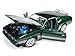 1973 Ford Mustang Mach 1 Dark Green with Silver Stripes from Hot Rod Magazine Limited Edition to 1002 Pieces 1/18 Diecast Model Car by Autoworld AMM1144