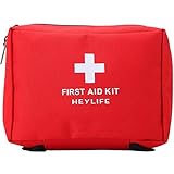 HEYLIFE First Aid Bag Small First Aid Empty Kit Bag First Responder Storage Bag for Outdoor Travelling Camping Sport Medical Emergency Survival…