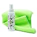 BugSlide Saver Pack, 4 oz Travel Kit with Microfiber Cloth, 16 oz Spray Kit with Microfiber Cloth, 32 oz Refill Bottle, Waterless Detailer, Cleans All Surfaces and Vehicles Without Scratching