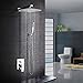 EMBATHER Shower System，Chrome Shower Faucet Sets with 10