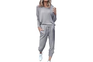 APIVOE Sweatsuits for Women Set 2 Piece Outfits Plus Size Sweatshirts Joggers Sweatpants Matching Sets Fall Lounge Tracksuit