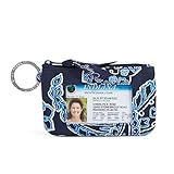 Vera Bradley Zip ID Case (Blue Bandana)