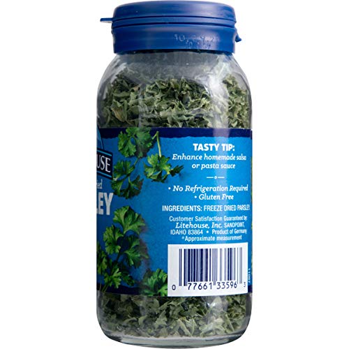 Litehouse FreezeDried Herbs Variety Gift Set, (Garlic, Parsley, Red