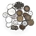 ALL in ONE 20pcs Mixed Cabochon Frame Setting Tray Pendant for DIY Jewelry Making (Mix)